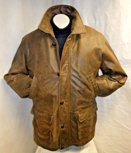 Schwere vintage lederjacke - vintage,