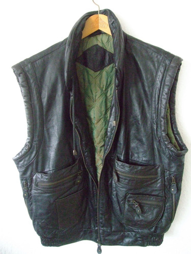 Herren leder weste echtleder - leder,