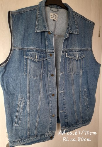 Jeansweste denim herren jacke - jeansweste,