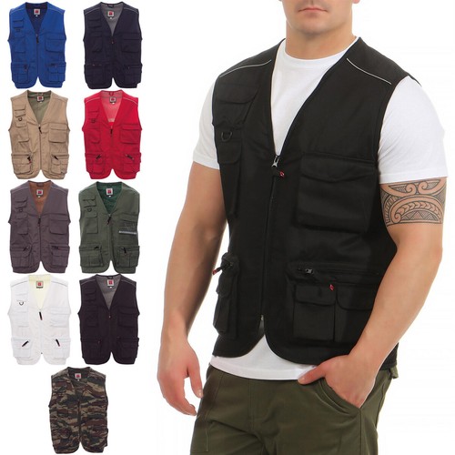 Herren safari weste mit - herren,