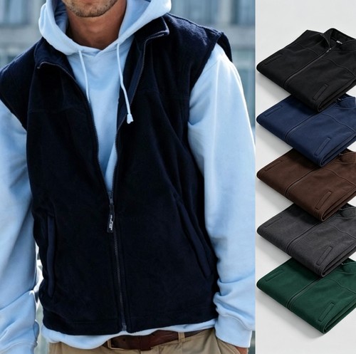 Herren fleece weste bodywarmer - fleece,